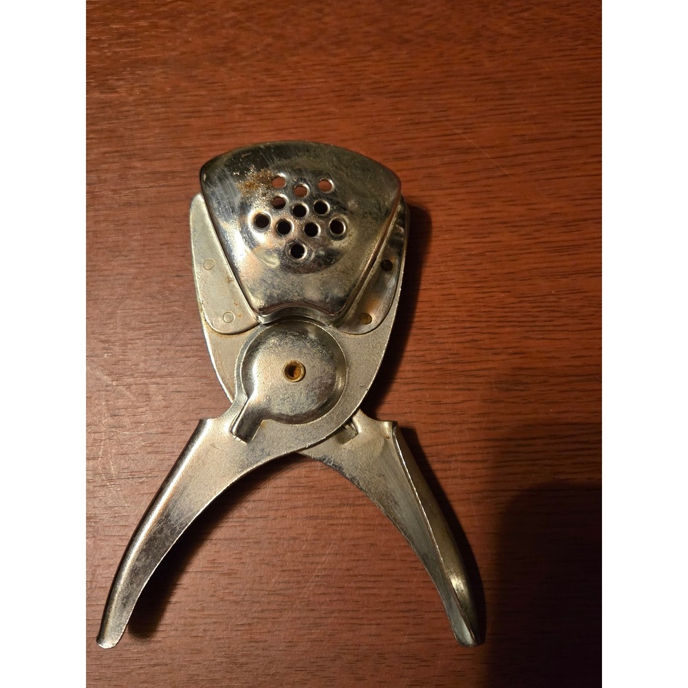 Vintage Nevco Japan Stainless Steel Handheld Lemon Squeezer Citrus Juicer